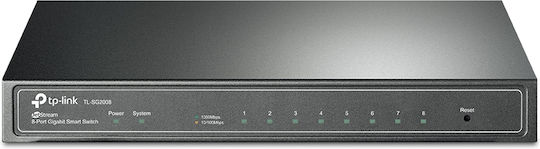 TP-LINK TL-SG2008 v2 Unverwaltet L2 Switch mit 8 Ports Gigabit (1Gbps) Ethernet