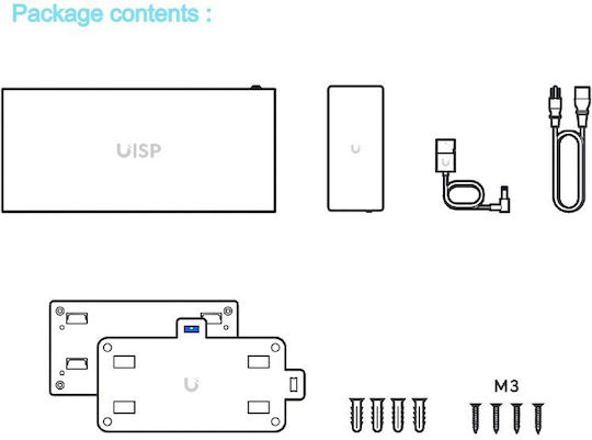 Ubiquiti UISP Managed L2 Switch με 8 Θύρες Gigabit (1Gbps) Ethernet και 1 SFP Θύρα