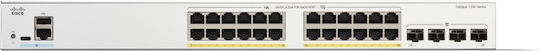 Cisco C1200-24P-4G Управление на L2 PoE+ Switch с 24 Портове Гигабитови (1Gbps) Ethernet