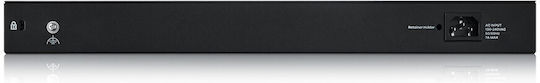 Zyxel Managed L3 PoE+ Switch με 24 Θύρες Gigabit (1Gbps) Ethernet και 4 SFP Θύρες