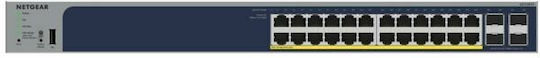 NetGear GS752TPP-300EUS Managed L2 PoE+ Switch με 48 Θύρες Gigabit (1Gbps) Ethernet και 4 SFP Θύρες