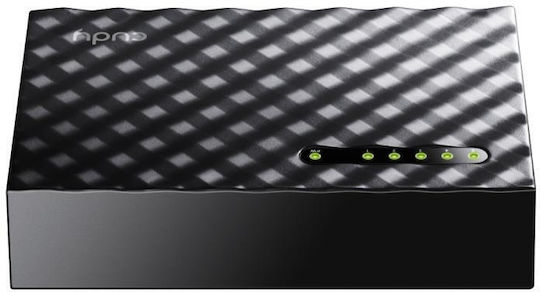 Cudy GS105D v4 Unmanaged Switch με 5 Θύρες Gigabit (1Gbps) Ethernet