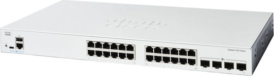 Cisco Catalyst 1200 v1 Verwaltet L2 PoE+ Switch mit 24 Ports Gigabit (1Gbps) Ethernet