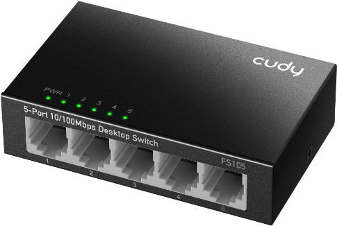 Cudy FS105 v1 Unmanaged L2 Switch με 5 Θύρες Ethernet