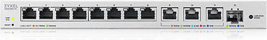 Zyxel XGS1250-12 v1 Managed L2 Switch με 8 Θύρες Gigabit (1Gbps) Ethernet και 1 SFP Θύρα