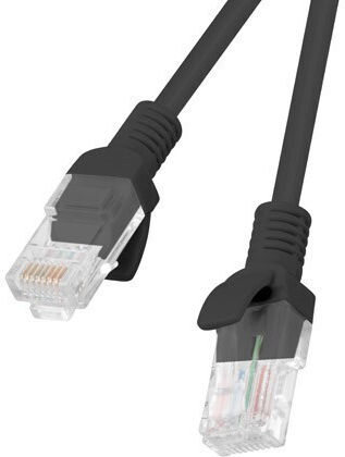 Lanberg U/UTP Cat.6 Ethernet Network Cable 3m Black 1pcs