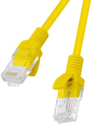 Lanberg U/UTP Cat.5e (Gigabit) Καλώδιο Δικτύου Ethernet 3m Κίτρινο 10τμχ