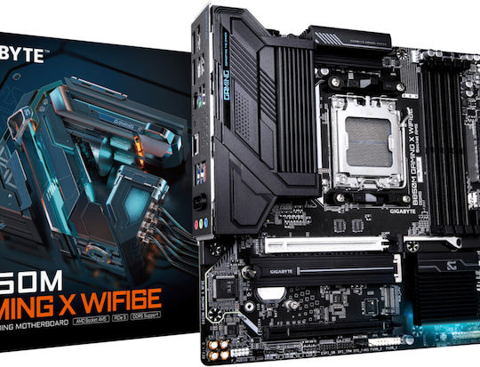 Gigabyte B850M GAMING X WIFI6E Motherboard Micro ATX με AMD AM5 Socket