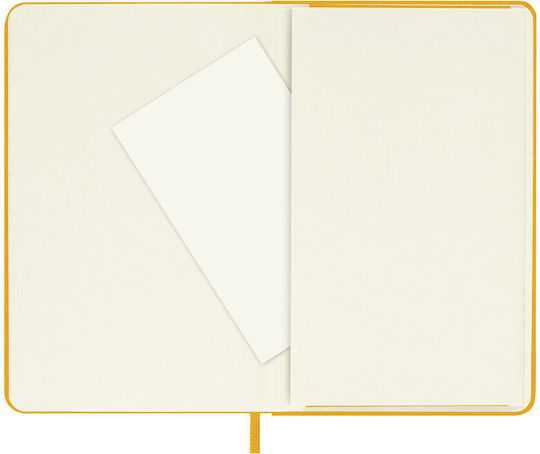 Moleskine Notebook Carnet Cu dungi cu Elastic Galben