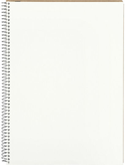 Spiral Notebook Notebook Spiral 80 Sheets B5 with Blank Pages Multicolour