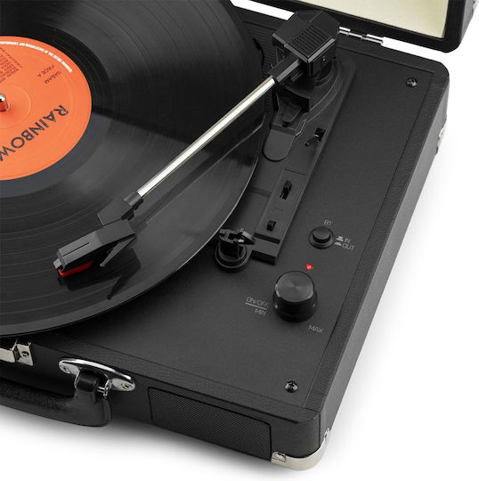 Audizio RP116BK 102.071 Suitcase Turntable With Pre Amp And Built-in Speakers Black
