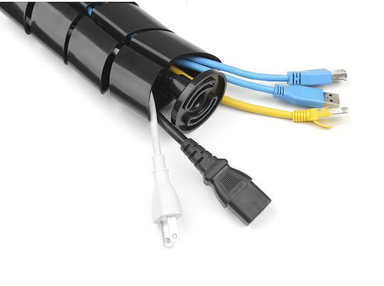Διαχείριση Καλωδίων Equip Double Cable 73cm Under-table Installation Black