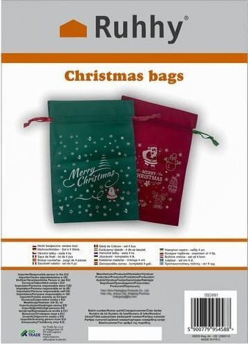 Ruhhy Taschen Rote 4Stücke Ruhhy Taschen Rote 4Stücke