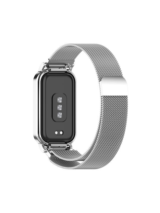 Λουράκι Ασημί (Smart Band 8 Active)