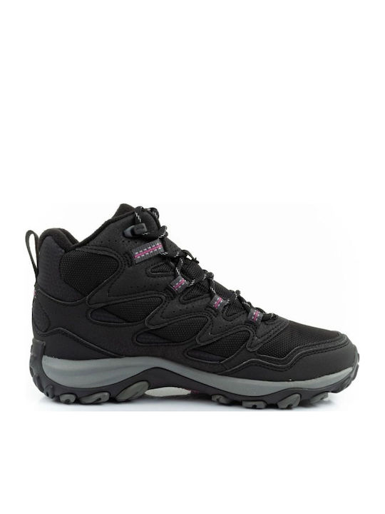 Merrell West Rim Sport Thermo Γυναικεία Ορειβατικά Μποτάκια Αδιάβροχα Μαύρα