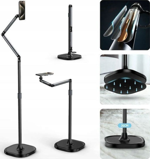 Telesin P3-fs-01 Desk Stand for Mobile in Black color