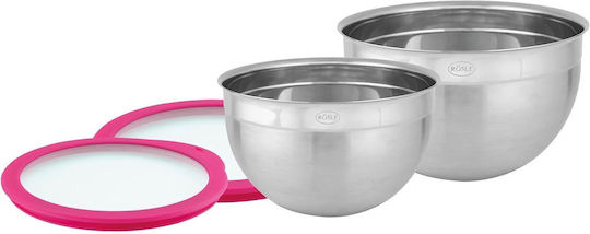 Rosle Stainless Steel Mixing Bowl 2pcs