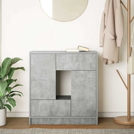 Bufet cu Sertare Gri 70.5x34x74.5cm