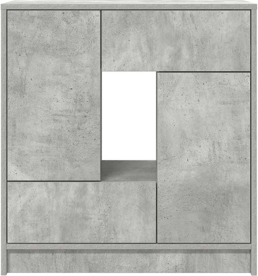 Bufet cu Sertare Gri 70.5x34x74.5cm