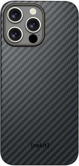 Nekit Umschlag Rückseite Aramid Fiber 1mm Schwarz (iPhone 17 Pro Max / iPhone 17 Pro / iPhone 16 Pro Max)