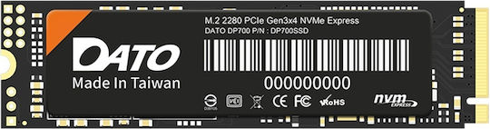 Dato DP700 SSD 256GB M.2 NVMe PCI Express 3.0