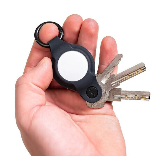 Keysmart Air Flex Keychain Case Silicone for AirTag in Black color