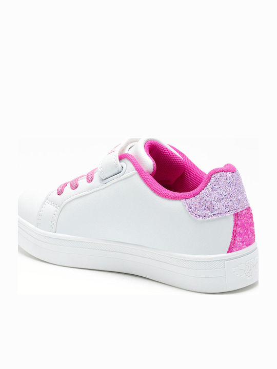 Cinzia2 Kids Sneakers Anatomic with Scratch White