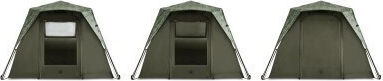 Delphin Cubicon AirSPACE C2G Cort de Camping Verde 3 anotimpuri pentru 2 persoane 270x270x190cm