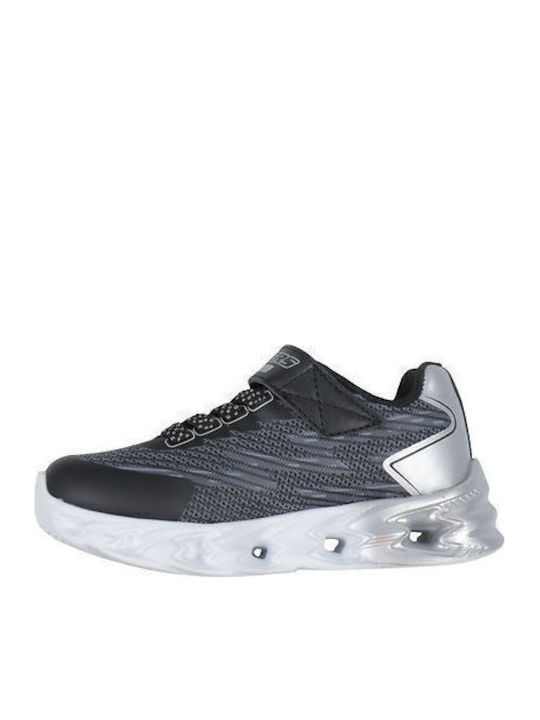 Quantroid Vortex 2.0 Παιδικά Sneakers με Σκρατς & Φωτάκια Μαύρα