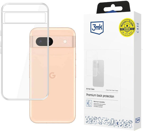 3MK Armor Back Cover Metalic 1.5mm Transparent (Google Pixel 8a - Traducere: Google Pixel 8a)