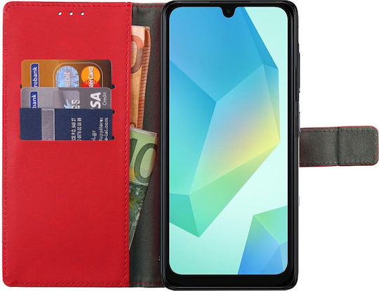 Volte-Tel Book Synthetic Leather Red (Samsung A16 5G)