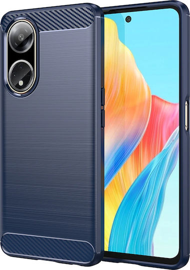 Techsuit Carbon Back Cover Σιλικόνης Μπλε (Oppo A98)