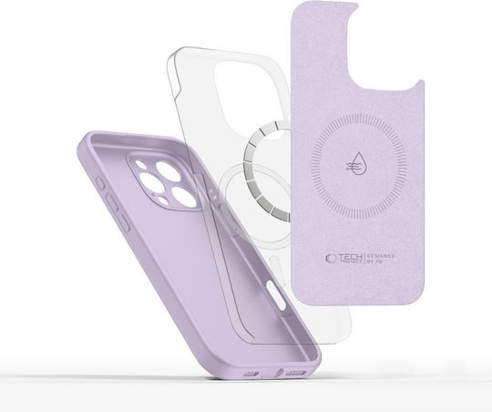 Tech-Protect Liquid Magsafe Back Cover Silicone Purple (iPhone 16 Pro)