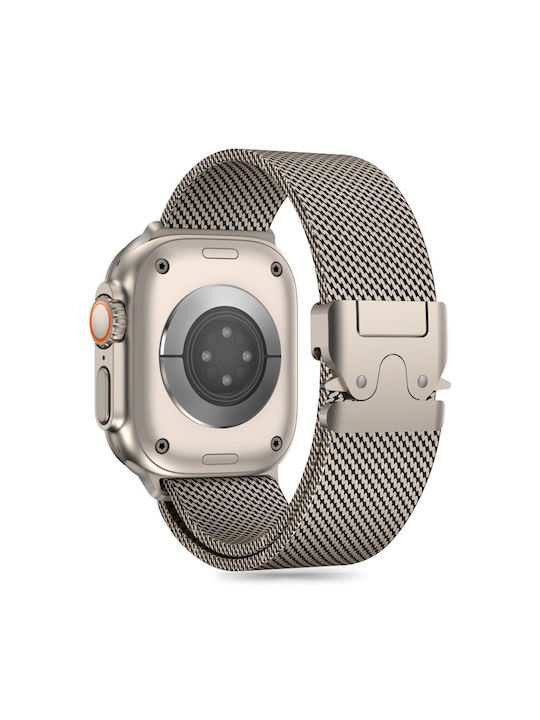 Tech-Protect Milano Strap Armband Rostfreier Stahl Silber (Apple Watch 44/45/46mm/Ultra 49mm)