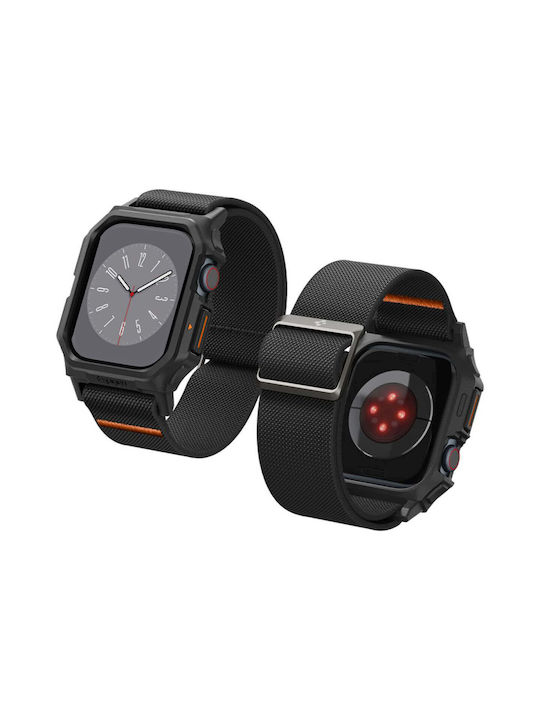 Spigen Lite Fit Pro Каишка Текстил Черен (Apple Watch 10 (46 мм) - Spigen)