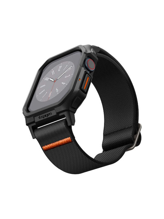 Spigen Lite Fit Pro Каишка Текстил Черен (Apple Watch 10 (46 мм) - Spigen)