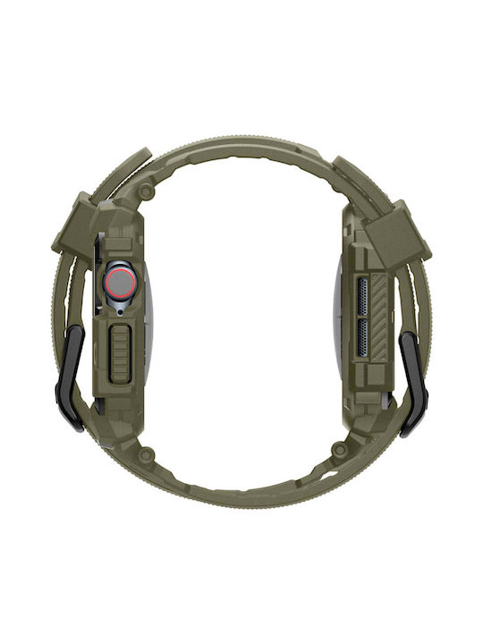 Spigen Rugged Armor ”pro” Apple Watch 10 46 Mm Vintage Khaki