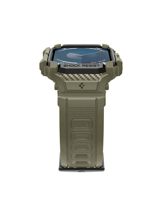 Spigen Rugged Armor ”pro” Apple Watch 10 46 Mm Vintage Khaki