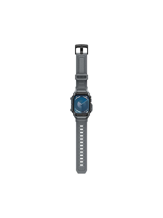 Spigen Rugged Armor Pro Λουράκι Γκρι (Apple Watch Series 10 46mm)