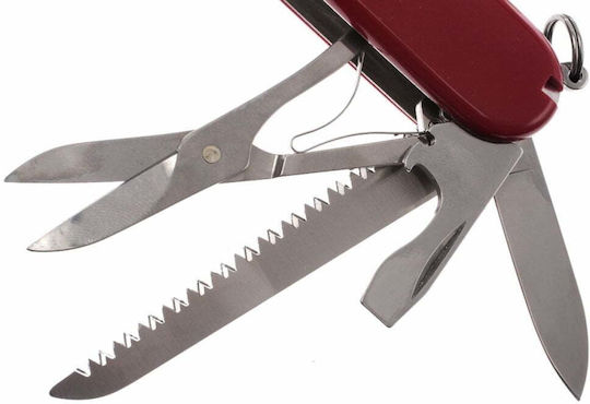Victorinox Huntsman Cuțit Elvețian Breloc cu 15 Instrumente Roșu