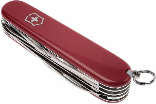 Victorinox Huntsman Cuțit Elvețian Breloc cu 15 Instrumente Roșu