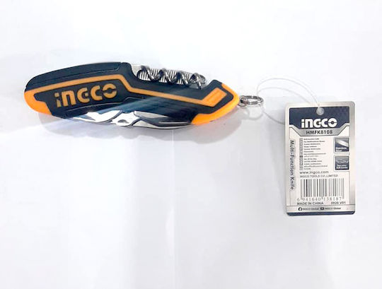 Ingco Multitool 10 Tools Yellow