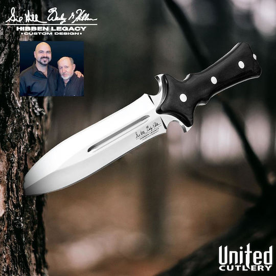 United Cutlery Gil Hibben Legacy Μαχαίρι Επιβίωσης Μαύρο σε Δερμάτινη Θήκη