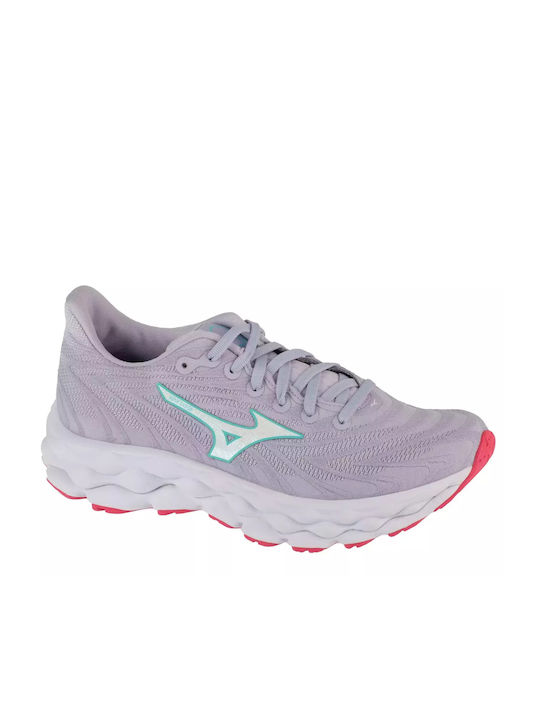 Mizuno Wave Sky 8 Sport Shoes for Training & Gym Purple