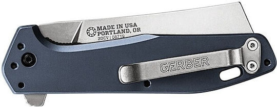 Gerber Fastball Cleaver 20CV Pocket Knife Urban Blue