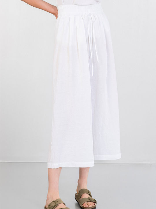 Philosophy Wear Women's Culottes with Elastic White