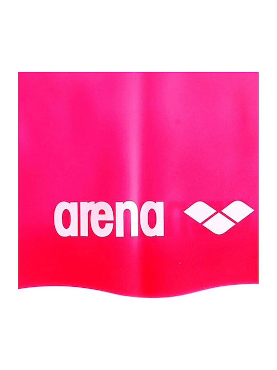 Arena Silicone Kids Swimming Cap Fuchsia