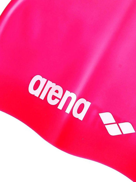 Arena Silicone Kids Swimming Cap Fuchsia