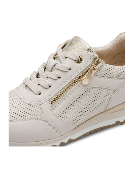 Γυναικεία Ανατομικά Sneakers Κρεμ