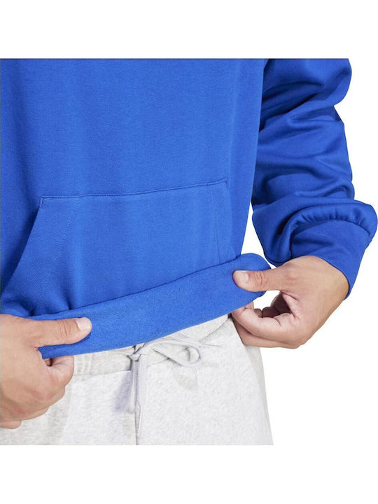 Feelcozy Herren Sweatshirt mit Kapuze Blau